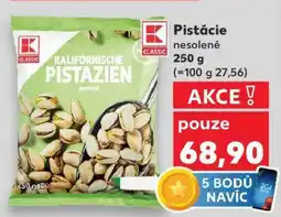 Kaufland Pistácie nesolené nabídka