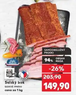 Kaufland Selský bok uzené maso nabídka