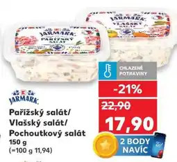 Kaufland Pařížský salát/ Vlašský salát/ Pochoutkový salát nabídka