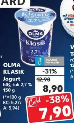 Kaufland Olma Klasik jogurt nabídka
