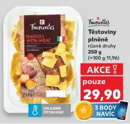 Kaufland Těstoviny plněné nabídka