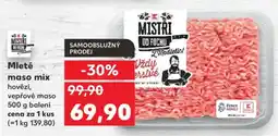 Kaufland Mleté maso mix nabídka