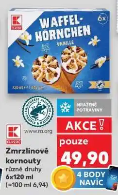 Kaufland ZMRZLINOVÉ KORNOUTY nabídka