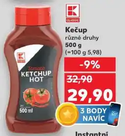 Kaufland Kečup různé druhy nabídka