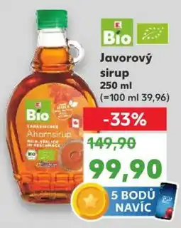 Kaufland Javorový sirup nabídka
