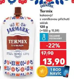 Kaufland Termix kakaový/ s vanilkovou příchutí sáček nabídka