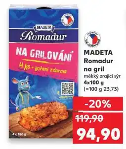 Kaufland Madeta Romadur na gril nabídka