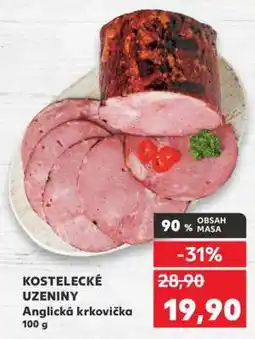 Kaufland Kostelecké uzeniny Anglická krkovička 100 g nabídka