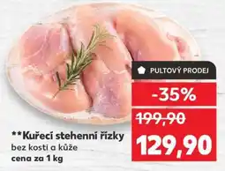 Kaufland Kuřecí stehenní řízky nabídka