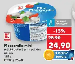 Kaufland Mozzarella mini nabídka