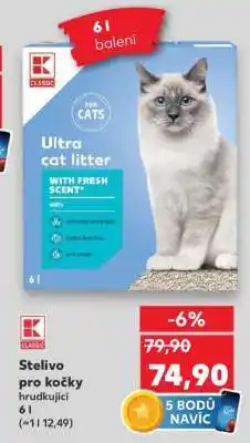 Kaufland Stelivo pro kočky nabídka