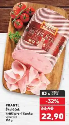 Kaufland PRANTL Školáček krůtí prsní šunka výběrová nabídka