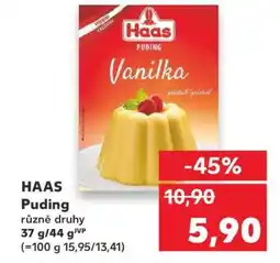 Kaufland HAAS Puding nabídka