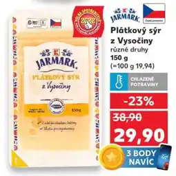Kaufland Plátkový sýr z Vysočiny nabídka