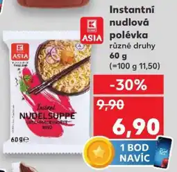 Kaufland Instantní nudlová polévka nabídka