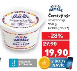 Kaufland Čerstvý sýr smetanový nabídka