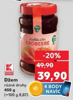 Kaufland Džem různé druhy nabídka