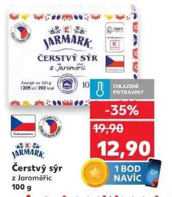 Kaufland Čerstvý sýr z Jaroměřic 100 g nabídka