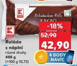 Kaufland Roláda s náplní nabídka