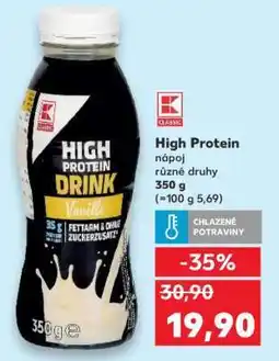 Kaufland High Protein Drink nabídka