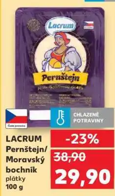 Kaufland LACRUM Pernštejn/Moravský bochník plátky 100 g nabídka