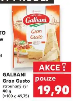 Kaufland GALBANI Gran Gusto strouhaný sýr 40 g nabídka
