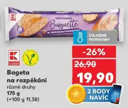 Kaufland Bageta na rozpečení nabídka