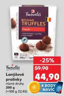 Kaufland Lanýžové pralinky nabídka
