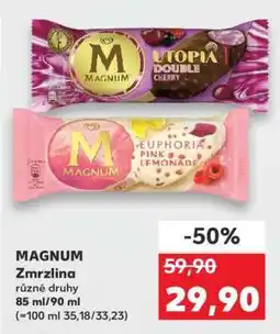 Kaufland Magnum zmrzlina nabídka