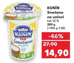 Kaufland KUNÍN SMETANA NA VAŘENÍ nabídka