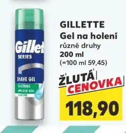 Kaufland Gillette Gel na holení nabídka
