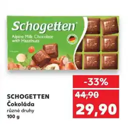 Kaufland Schogetten Čokoláda nabídka