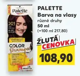 Kaufland Palette Barva na vlasy nabídka