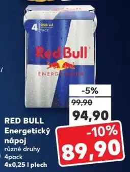 Kaufland RED BULL Energetický nápoj nabídka