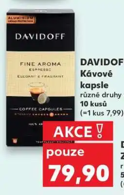 Kaufland Davidoff kávové kapsle nabídka