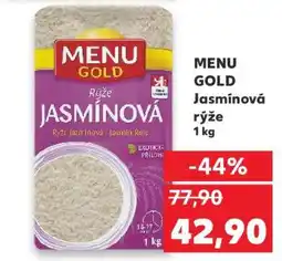 Kaufland MENU GOLD Jasmínová rýže 1 kg nabídka