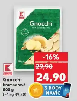 Kaufland Gnocchi bramborové 500 g nabídka