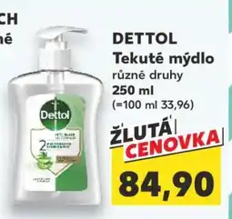Kaufland Dettol tekuté mýdlo nabídka