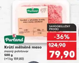 Kaufland Purland Krůtí mleté maso nabídka