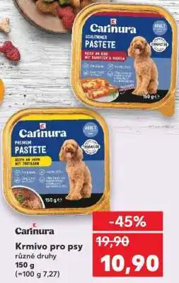 Kaufland Carinura Krmivo pro psy nabídka