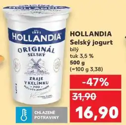 Kaufland Hollandia Selský jogurt nabídka