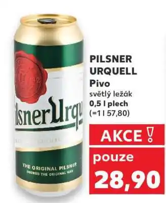 Kaufland Pilsner Urquell nabídka