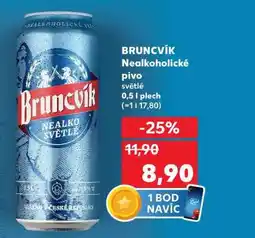 Kaufland BRUNCVÍK Nealkoholické pivo nabídka