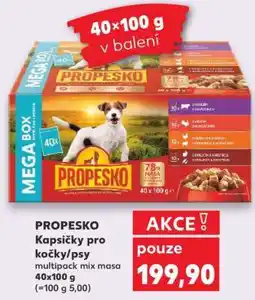 Kaufland PROPESKO Kapsičky pro kočky/psy nabídka