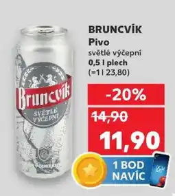Kaufland BRUNCVÍK Pivo nabídka