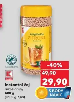 Kaufland Instantní čaj nabídka