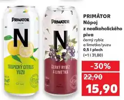 Kaufland PRIMÁTOR Nápoj z nealkoholického piva nabídka