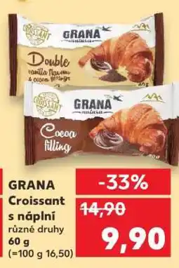 Kaufland GRANA Croissant s náplní nabídka