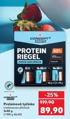 Kaufland Proteinová tyčinka nabídka