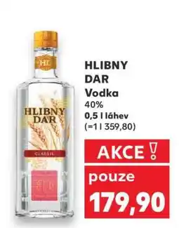 Kaufland HLIBNY DAR Vodka nabídka